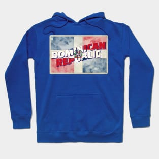 The Dominican Republic vintage style retro souvenir Hoodie